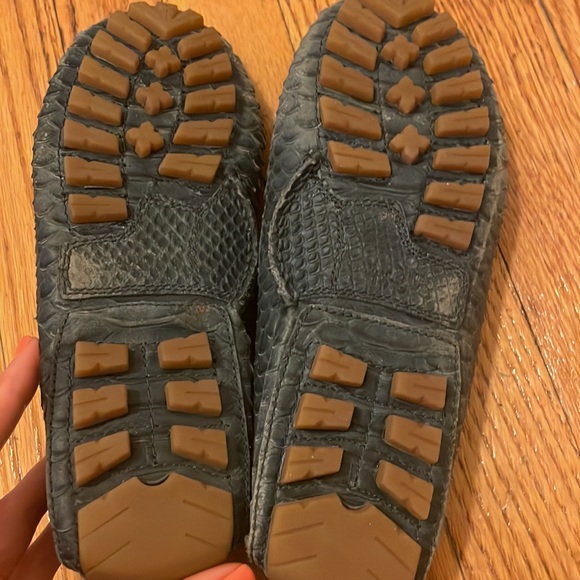 Coach alligator deep blue loafers - Picture 6 of 6